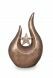 Keramische kunst urn 'Eeuwige vlam' met ster