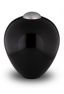 Messing urn 'Amore' onyx zwart