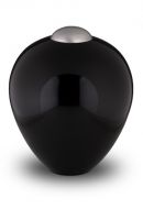 Messing urn 'Amore' onyx zwart